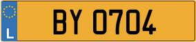 Truck License Plate